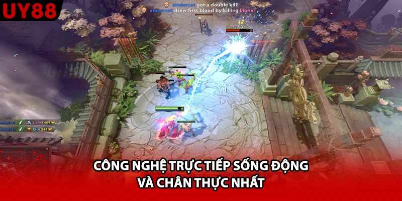 Công nghệ trực tiếp sống động và chân thực nhất