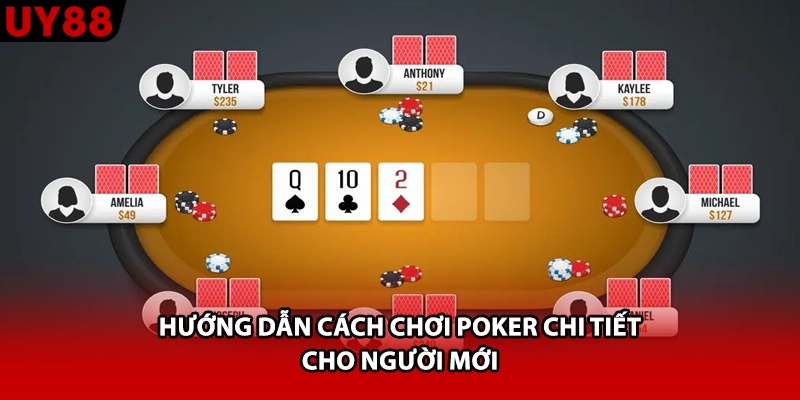 Hướng dẫn cách chơi Poker chi tiết cho người mới