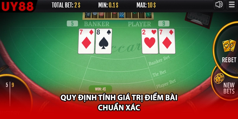 Quy định tính giá trị điểm bài chuẩn xác