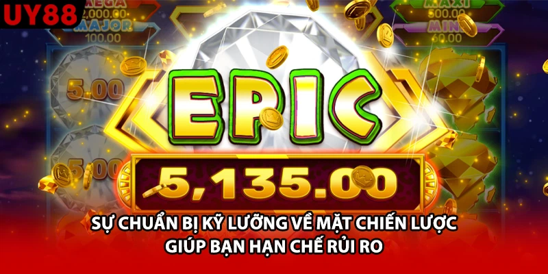 Sự chuẩn bị kỹ lưỡng về mặt chiến lược giúp bạn hạn chế rủi ro
